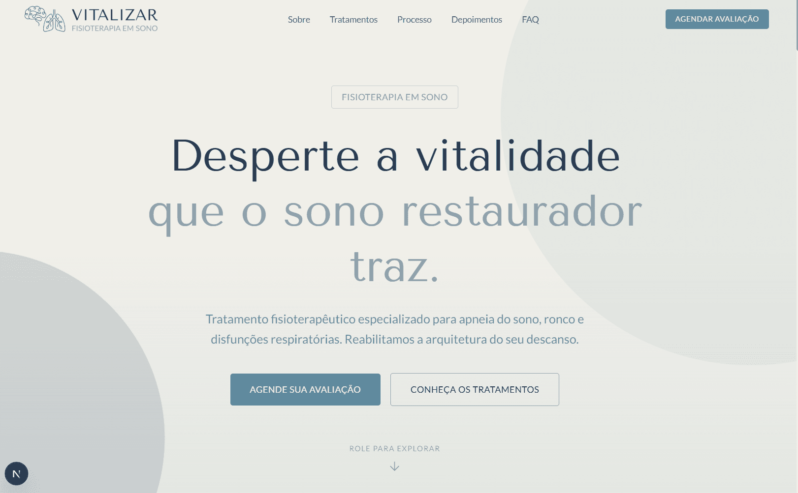 Vitalizar - Fisioterapia do Sono